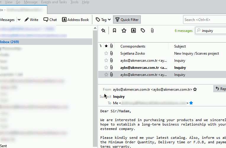 Enabling and viewing message headers Thunderbird